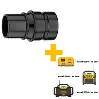 DeWALT DWV9130 Stofafzuighulpstuk 35mm adapter DEW-DWV9130-XJ - 5035048359693 - DWV9130-XJ - Mastertools.nl