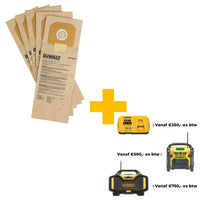 DeWALT DWV9401 Papieren opvangzak VE=5 - 5035048434451 - DWV9401-XJ - Mastertools.nl