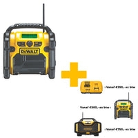 DeWALT DCR019 FM/AM Radio 10.8-18V XR Li-ion - 5035048440681 - DCR019-QW - Mastertools.nl