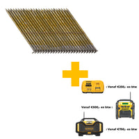 DeWALT DNW2850E Constructienagel W-WIRE 2.8x50mm. D-kop/Glad VE=2200 - 5902013950806 - DNW2850E - Mastertools.nl