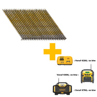 DeWALT DNW2863E Constructienagel W-WIRE 2.8x63mm D-kop/Glad VE=2200 - 5902013950790 - DNW2863E - Mastertools.nl