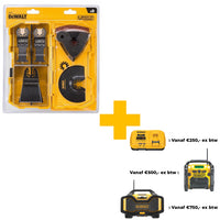 DeWALT DT20731 MultiTool zaagbladen & schuurpapier 8-dlg. Set - 5035048093818 - DT20731-QZ - Mastertools.nl