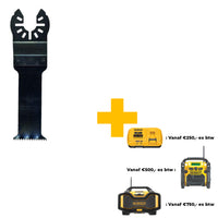 DeWALT Multitool Zaagblad HCS tbv Hard Hout 67x31mm VE=1 - 5035048099261 - DT20703-QZ - Mastertools.nl