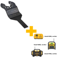 DeWALT DT20706 Multitool Zaagblad HCS Precisie tbv Hout 10x43mm VE=1 - 5035048099292 - DT20706-QZ - Mastertools.nl