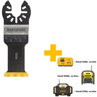 DeWALT Multitool Titanium Zaagblad BiM tbv Metaal 31x43mm VE=1 - 5035048099308 - DT20707-QZ - Mastertools.nl