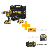 DeWALT DCD796D2 Accu klop-/schroefboormachine 18V XR 2.0Ah in TSTAK - 5035048616215 - DCD796D2-QW - Mastertools.nl