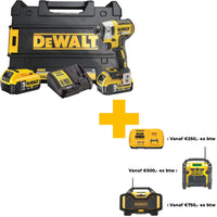 DeWALT DCF887P2 Accu slagschroevendraaier 205Nm 18V XR 5.0Ah in TSTAK - 5035048616079 - DCF887P2-QW - Mastertools.nl