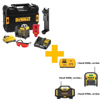 DeWALT DCE0811D1R Multi Kruislijnlaser Zelfnivellerend 10.8v 2 rode stralen 15 meter - 5035048644201 - DCE0811D1R-QW - Mastertools.nl