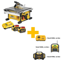 DeWALT DCS7485T2 Flexvolt Zaagtafel 54V 6.0Ah XR Li-ion - 5035048645789 - DCS7485T2-QW - Mastertools.nl