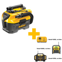 DeWALT DCV584L XR Flexvolt Draadloze nat- en droogzuiger 18V/54V Basic Body - 5035048648841 - DCV584L-QW - Mastertools.nl