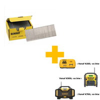 DeWALT DNBSB1657Z 16 Gauge GAL Spijkers 1.5x57mm 2500 stuks - 5902013951612 - DNBSB1657Z - Mastertools.nl