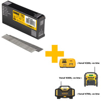 DeWALT DNBT1825SZ 18 Gauge RVS Spijkers 1.25x25mm 5000 stuks - 5902013951803 - DNBT1825SZ - Mastertools.nl