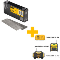 DeWALT DNBT1835SZ 18 Gauge RVS Spijkers 1.25x35mm 5000 stuks - 5902013951766 - DNBT1835SZ - Mastertools.nl