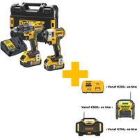 DeWALT DCK268P2T Accu Combiset 18V 5.0Ah Li-Ion in TSTAK - 5035048643563 - DCK268P2T-QW - Mastertools.nl