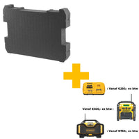 DeWALT DWST1-72364 Foam inleg voor TSTAK Koffer - 3253561723643 - DWST1-72364 - Mastertools.nl