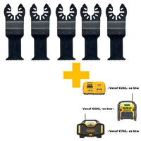 DeWALT DT20725 Multitool Zaagblad HCS tbv Snel Zagen Hout 43x31mm VE=5 - 5035048050392 - DT20725-QZ - Mastertools.nl