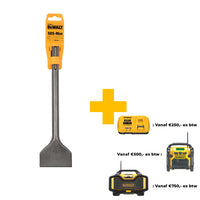 DeWALT DT6825 Platte beitel SDS Max 80x300mm - 5011402378081 - DT6825-QZ - Mastertools.nl