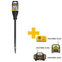 DeWALT DT6984 Platte beitel XLR SDS Plus 40x200mm - 5035048083604 - DT6984-QZ - Mastertools.nl