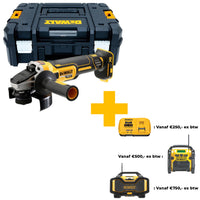 DeWALT DCG405NT Accu Haakse Slijper 125mm 18V Basic Body in TSTAK - 5035048665541 - DCG405NT-XJ - Mastertools.nl