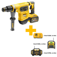 DeWALT DCH481N FLEXVOLT Accu Combihamer SDS-Max 6,1J 54V XR Basic Body - 5035048658314 - DCH481N-XJ - Mastertools.nl