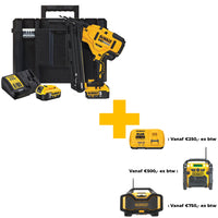 DeWALT DCN650P2 Accu Afwerktacker 15Ga 18V XR 5.0Ah in TSTAK - 5035048665350 - DCN650P2-QW - Mastertools.nl