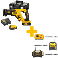 DeWALT DCS367P2 Accu Reciprozaag brushless 18V 5.0Ah XR Li-ion in TSTAK - 5035048659892 - DCS367P2-QW - Mastertools.nl