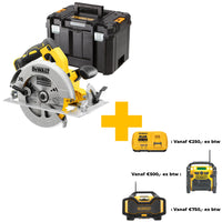 DeWALT DCS570NT Accu Cirkelzaag 184mm 18V XR Basic Body in TSTAK - 5035048663103 - DCS570NT-XJ - Mastertools.nl