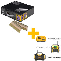 DeWALT DNPT28R75G12Z 33º Papiergebonden Spijkers 2.8x75mm Verzinkt / Geringd VE=2200 - 5902013961413 - DNPT28R75G12Z - Mastertools.nl