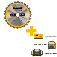 DeWALT Cirkelzaagblad voor Hout | Construction | Ø 235mm Asgat 30mm 24T - DT1954-QZ - 5035048095713 - DT1954-QZ - Mastertools.nl