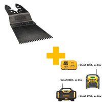 DeWALT DT20741 Multitool Zaagblad Breed HCS tbv Hard Hout 64mm VE=1 - 5035048537282 - DT20741-QZ - Mastertools.nl