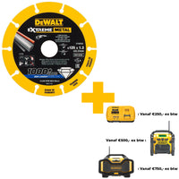 DeWALT DT40252 Extreme Metal Doorslijpschijf 125mm - 5035048545300 - DT40252-QZ - Mastertools.nl