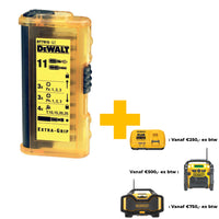 DeWALT DT7916 11-delige Bitset in Cassette - 5035048060438 - DT7916-QZ - Mastertools.nl