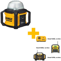 DeWALT DCL074 LED Werklamp 18V Tool Connect Basic Body - 5035048706169 - DCL074-XJ - Mastertools.nl