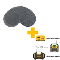 DeWALT DTM8561 Mesh Schuurgaas ø 125mm K60 VE=10 - 5035048093900 - DTM8561-QZ - Mastertools.nl