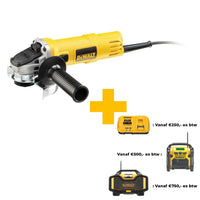 DeWALT DWE4057 Haakse slijper met schuifschakelaar 125mm 800W - 5035048633847 - DWE4057-QS - Mastertools.nl