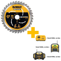 DeWALT Cirkelzaagblad voor Hout | Extreme Runtime | Ø 216mm Asgat 30mm 36T - DT99569-QZ - 5035048542309 - DT99569-QZ - Mastertools.nl