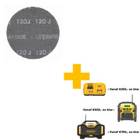 DeWALT DTM3103 Mesh Schuurgaas ø 125mm K80 VE=5 - 5035048024201 - DTM3103-QZ - Mastertools.nl