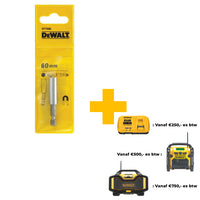 DeWALT DT7500 Magnetische Schroefbithouder 60 mm voor 25mm Schroefbits - 5011402371310 - DT7500-QZ - Mastertools.nl