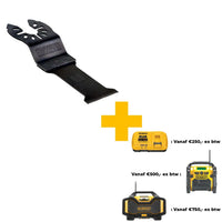 DeWALT Multitool Zaagblad BIM tbv Hout met Nagels 43x31mm VE=1 - 5035048099247 - DT20701-QZ - Mastertools.nl