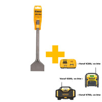 DeWALT DT6834 Tegelbeitel SDS Max 80x300mm - 5035048034231 - DT6834-QZ - Mastertools.nl