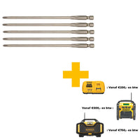 DeWALT DT7206 PR2 Schroefbits voor DCF6201 5 stuks - 5035048091784 - DT7206-QZ - Mastertools.nl