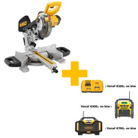 DeWALT DCS365P2 Accu Afkortzaag 18V 5.0Ah XR Li-Ion - 0088381696456 - DCS365P2 - Mastertools.nl