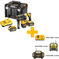 DeWALT DCH333X2 FLEXVOLT Accu Combihamer SDS+ 3,5J 54V XR 9.0Ah in TSTAK - 5035048646748 - DCH333X2-QW - Mastertools.nl