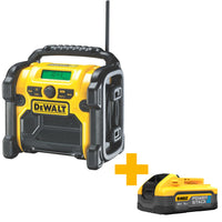 DeWALT DCR020 Bouwradio DAB+FM 10.8-18V XR Li-ion - 5035048459256 - DCR020-QW - Mastertools.nl