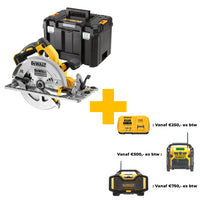 DeWALT DCS572NT Accu Cirkelzaag 184mm 18V XR Basic Body in TSTAK - 5035048729175 - DCS572NT-XJ - Mastertools.nl