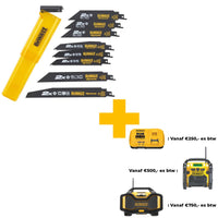 DeWALT DT2443L 8-delige set reciprozaagbladen in stevige opbergcassette - 5035048089842 - DT2443L-QZ - Mastertools.nl