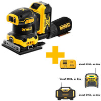 DeWALT DCW200P2 Accu Vlakschuurmachine 18V 5,0Ah in TSTAK - 5054905284138 - DCW200P2-QW - Mastertools.nl