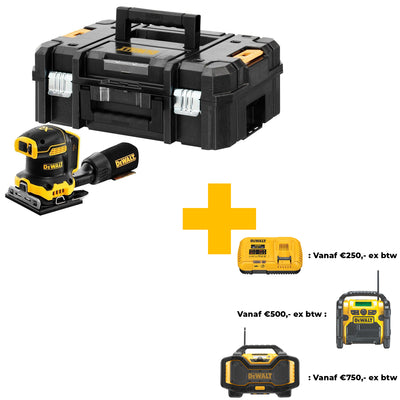 DCW200NT Accu Vlakschuurmachine 18V Basic Body in TSTAK