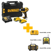 DeWALT DCD708D2T Compacte Accu Schroefboormachine 18V XR 2.0Ah in TSTAK - 5035048721919 - DCD708D2T-QW - Mastertools.nl