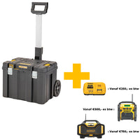 DeWALT Gereedschapswagen TSTAK IP54 - DWST83347-1 - 3253561833472 - DWST83347-1 - Mastertools.nl